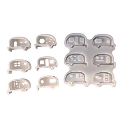 DIY Art Craft Silicone Mold Of 6 Busses For Making Unique Decors Ideal For Family Activity And Gift Giving Food Grade