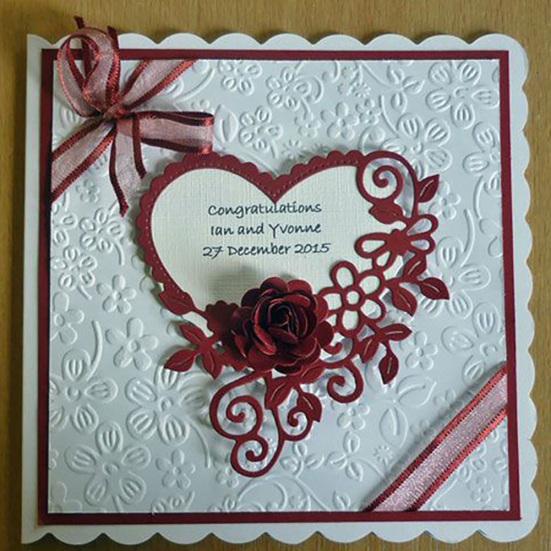 Cutting Dies Stencil DIY Scrapbook Paper Card Craft Love Heart Flower Cutter