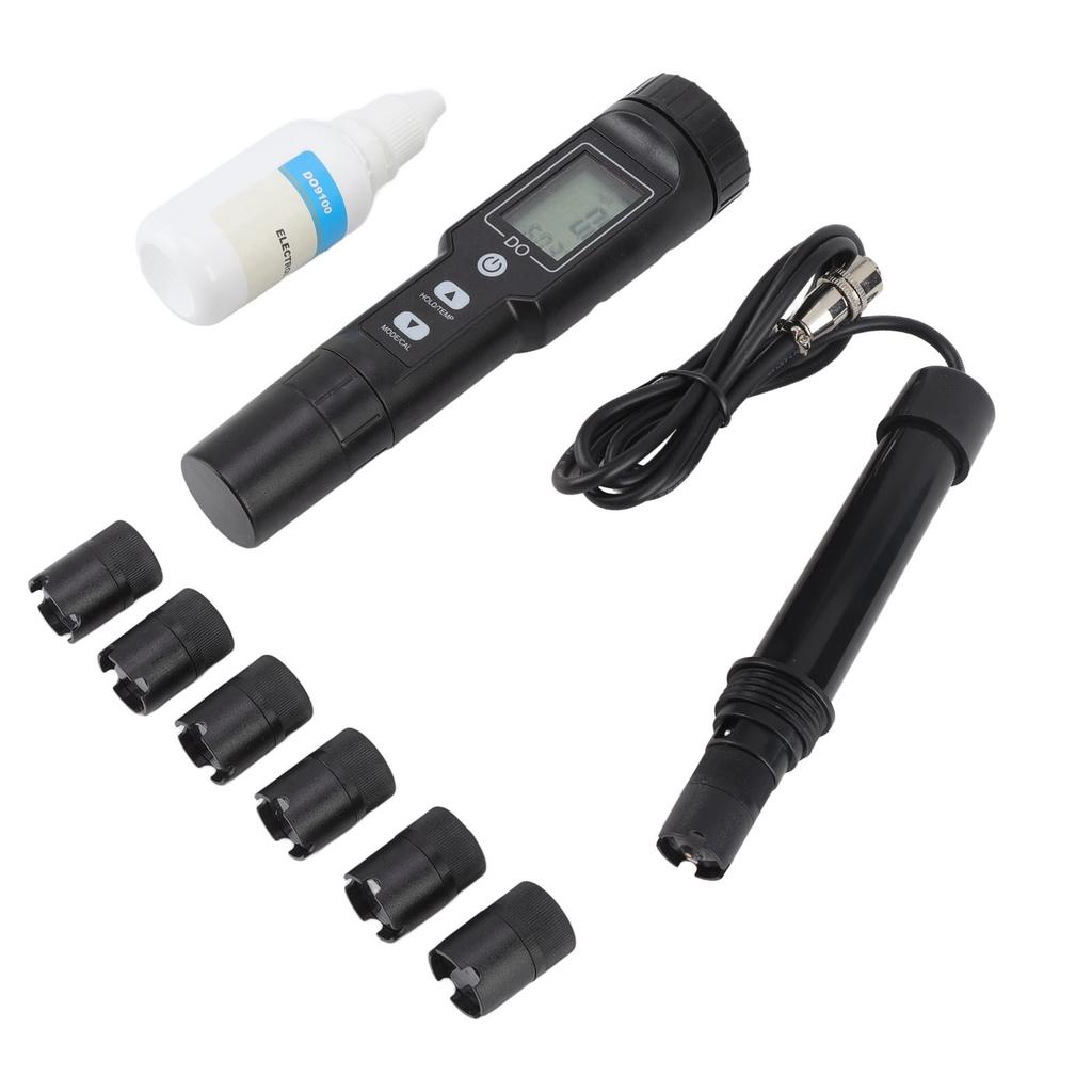 Dissolved Oxygen Meter Detachable Probe Digital Screen Display Dissolved Oxygen Sensor For Aquarium Experiment Research