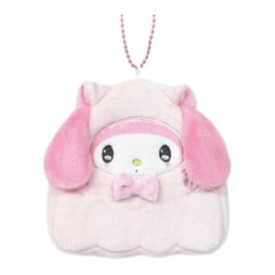 Hatayama Shoji Sanrio Halloween Die-cut Mini Pouch Cat Ghost My Melody Approx. H11.5 x W12 x D3cm 63203155