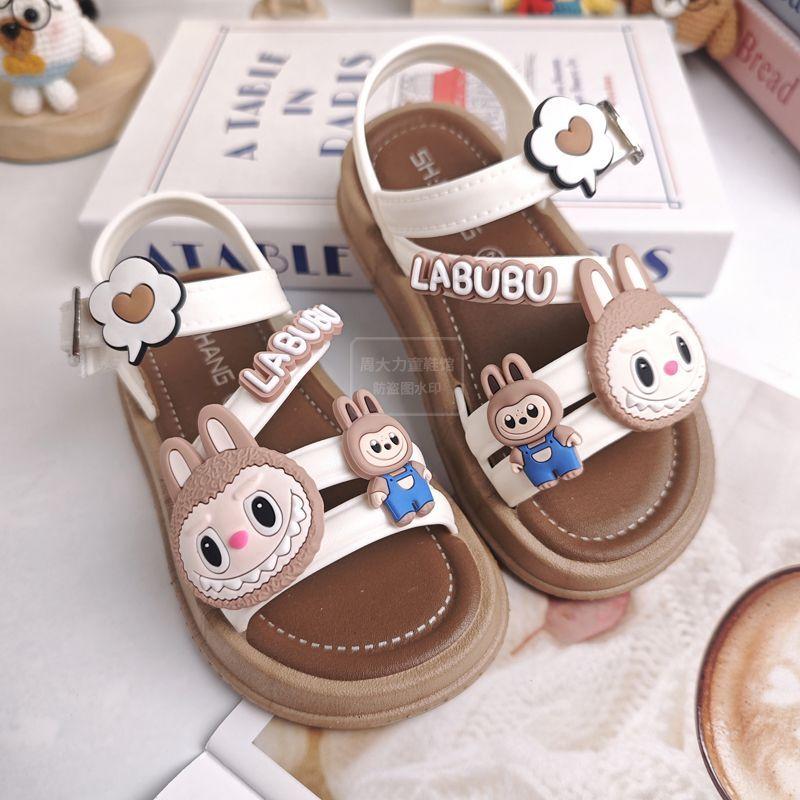 Summer Girls' Sandals, Soft-soled Children's Open-toe Fashion Princess Shoes