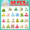 50 Cute Cartoon Snake Stickers New Style Reptile Cartoon Snake Snake Snake Personality Doodle Stickers
