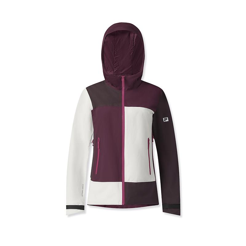 Fila Explorer Breathable Shell Fashionable Versatile Outdoor Hiking Travel Warm Windproof Jacket Women Jackets A11W537714F-WT