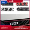 BAKV2 For Volkswagen VW 1Pcs Car Front Grille Badge Emblem Sticker Auto Decoration For Volkswagen GTI R-Line R Polo T5 Golf Passat Sci
