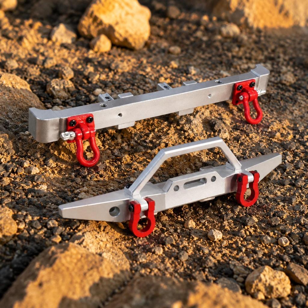 MN128 Front and Rear Assembly Upgrade 1/12 RC SUV 4x4 Aluminum Kit Anodized for