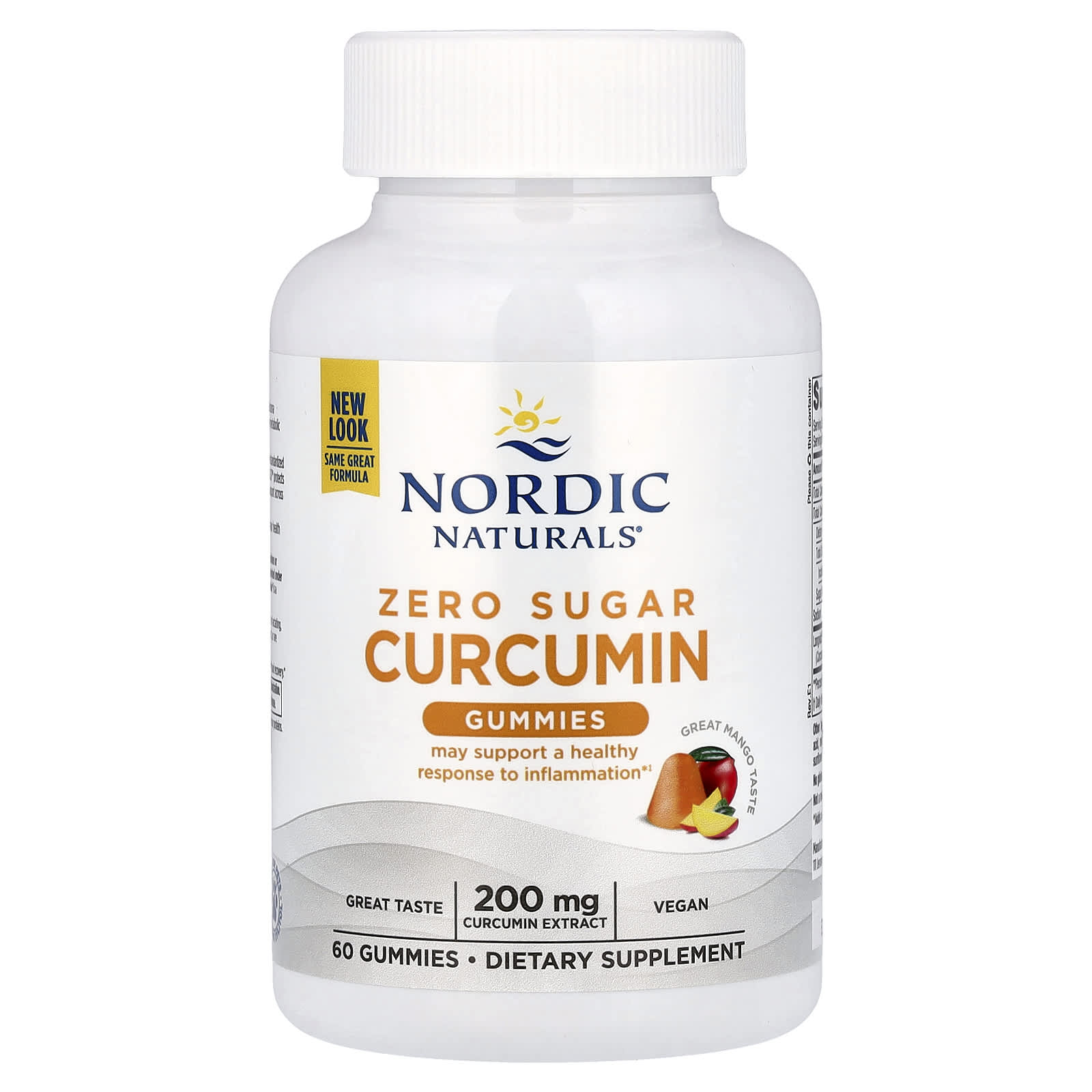 

Curcumin Gummies, Mango, 60 Gummies (100Mg per Gummi)