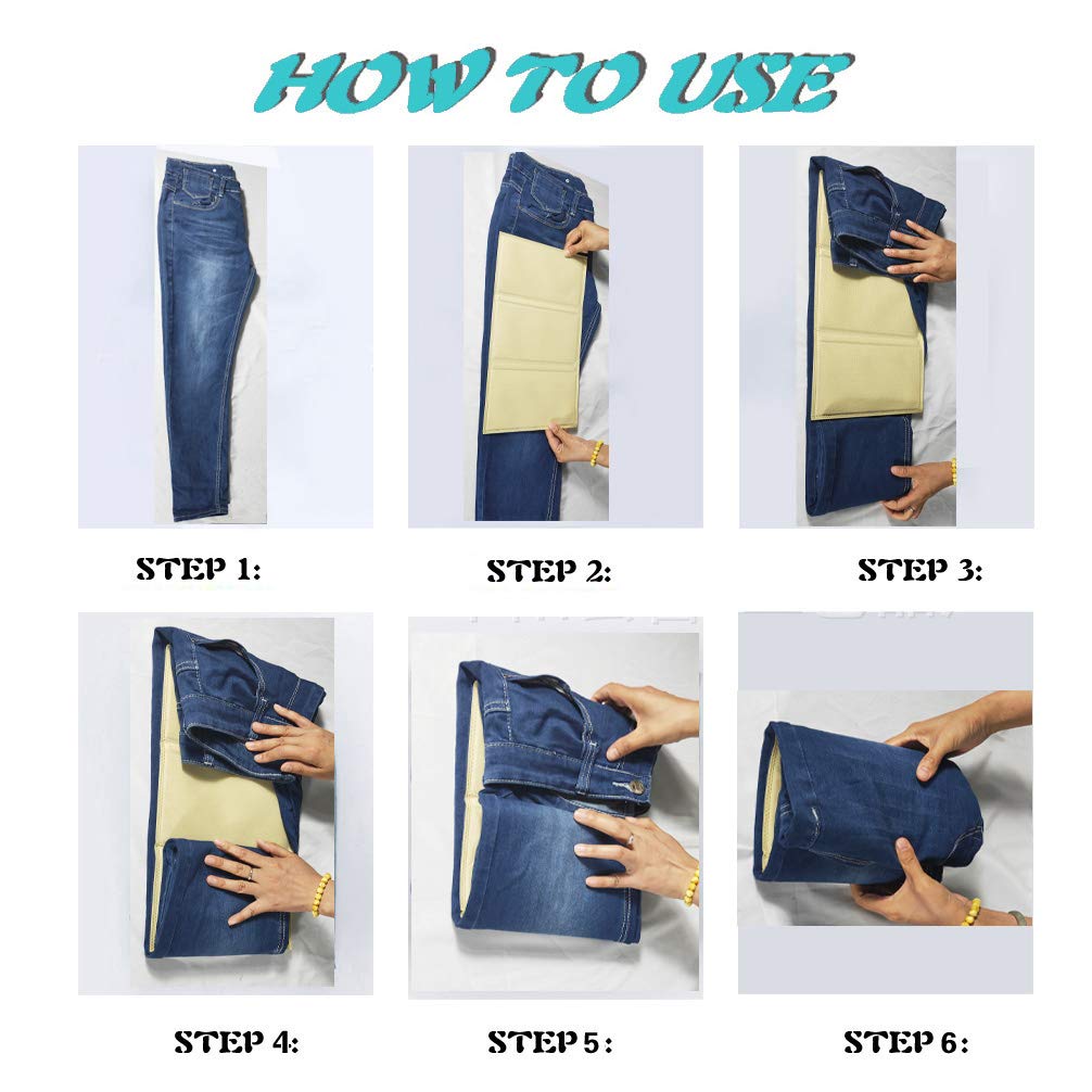 Coralpearl Clothes Folding Quick Clothes Laundry Clothes Organizes and Prevents Clothes Folder Folding Convenient Storage for Long Sleeve Board,