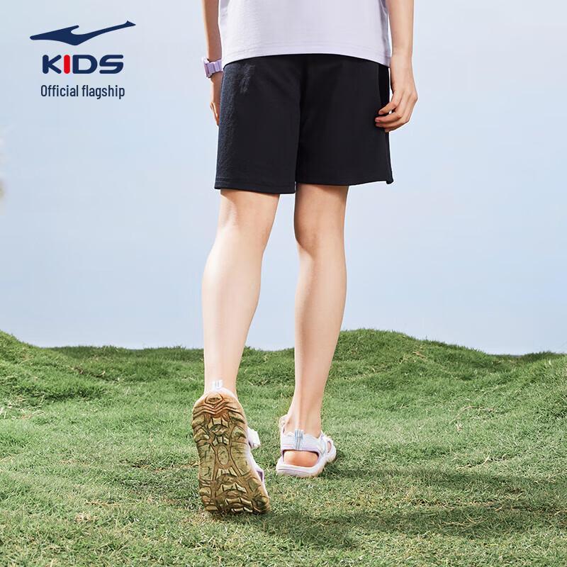 ERKE Kids Unisex Summer Sports Knit Five-Point Pants
