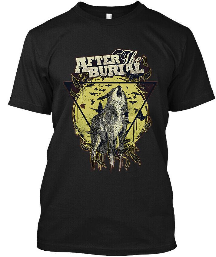 New! Popular After the Burial American Music Wolf Art Graphic Logo T-Shirt S-4XL S