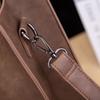 Men's Retro Korean Style PU Leather Tote & Crossbody Shoulder Bag