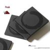 Hand-Carved Natural Stone Tea Set: Obsidian Teacup Rack, Tray, and Coaster
