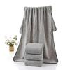Soft Absorbent Coral Fleece Bath Towel - Perfect for Home, Beach, Couples, and Daily Use