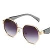 New Retro Sunglasses Women Fashion Polygonal Metal Frame Sunglasses Men Luxury Brand Designer Decorative Sun Glasses - Uv400