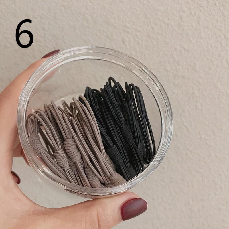 1 box Hair Accessories Women Rubber Bands Elastic Hair Bands Girls Headband Decorations Ties Ponytail Holder Scrunchy Rope Hair Jewelry
