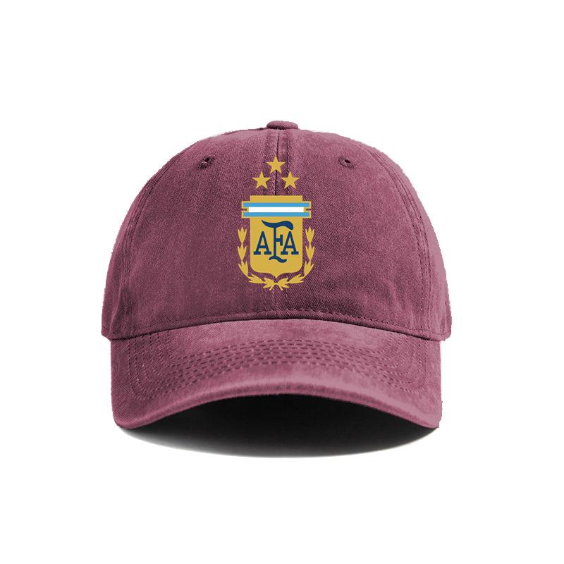 Argentina Baseball Cap Summer Distressed Dad Argentina 3 Stars Hats Unisex Outdoor Adjustable Cotton Caps