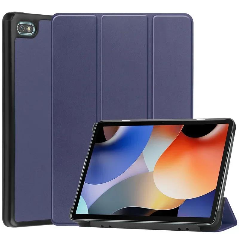 

For Blackview Oscal Pad 10 10.1 inch Smart Cover PU Leather PC Shockproof Shell Tablet Funda For Oscal Pad 10.1 Case For Oscal Pad 10 темно-синий