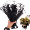 Bouquet Packaging Gauze Wave Edged 27cm Mesh Fabric 4.5 Yards for Elegant Flower Arrangements