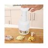 Garlic Hand Press Chopper Cutter for Kitchen Use, Vegetable and Onion Peeler Tool, White Durable Easy To Use