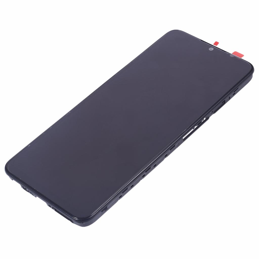 For TECNO Pop 7 BF6 Grade C LCD Screen and Digitizer Assembly+Frame Part (Without Logo)