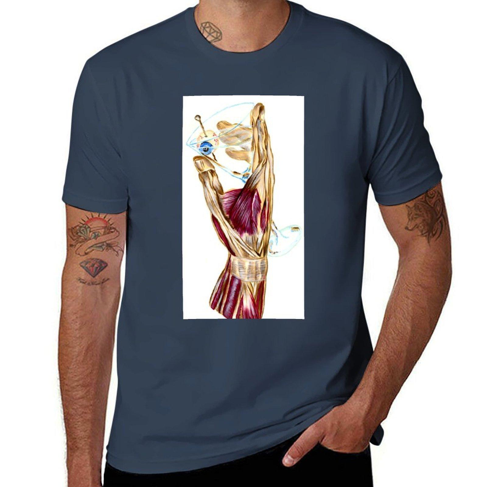 Anatomy of Martini TShirt Work Wear Lightweight Tee S