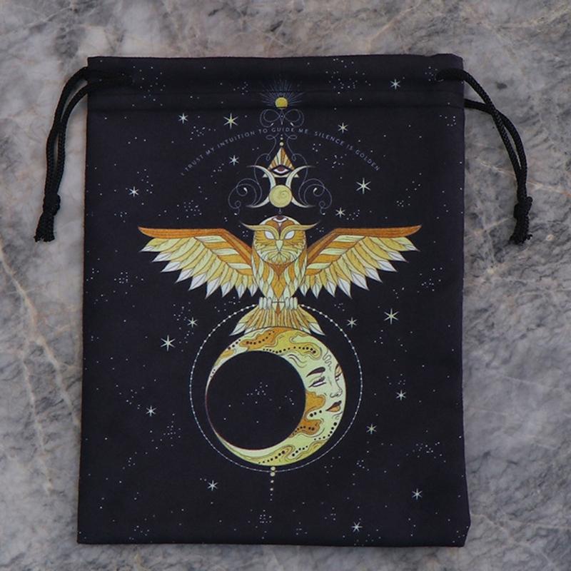 Samt Kordelzugbeutel Tarot Orakelkarten Runenbeutel Geschenktasche Schmuckbeutel