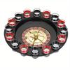 Trinkroulette Spielset Russland Drehteller Schnapsglas Drehteller Ktv Partyspiele Weingläser und Tische Lochspiel