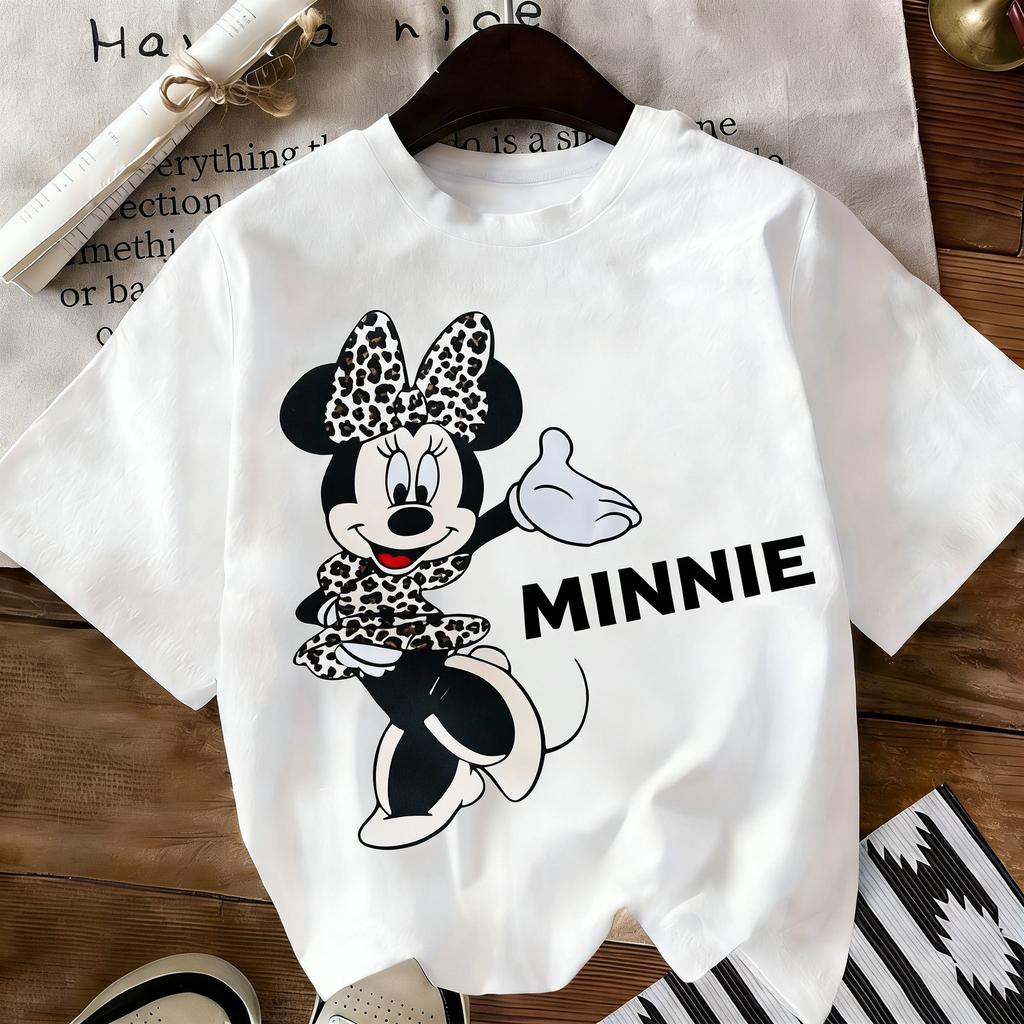 ParentChild Vintage Disney Minnie Graphic T Shirt Unisex Women Short Sleeve TeeOversized Casual Tops Summer Streetwear 2026 Y2k