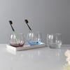 Heat-Resistant Glass Rinse Cup Set