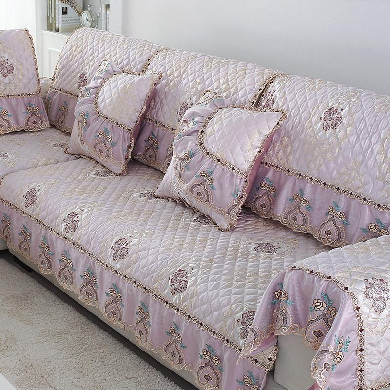 European-Style Sofa Cushion Four Seasons General Fabrics Simple Modern Sofa Cover All-Inclusive Living Room Sofa Cushion Covers