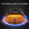 200W Car Heater 12V/24V Portable Car Heater Fan 2 IN 1 Electric Cooling Heating Auto Windshield Defroster Car Anti-Fog Heater