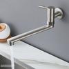 Wandmontage Küchenarmatur mit langer Auslauflänge Einfache Installation & Praktische Designs Spültischarmatur Edelstahl Spültischarmatur