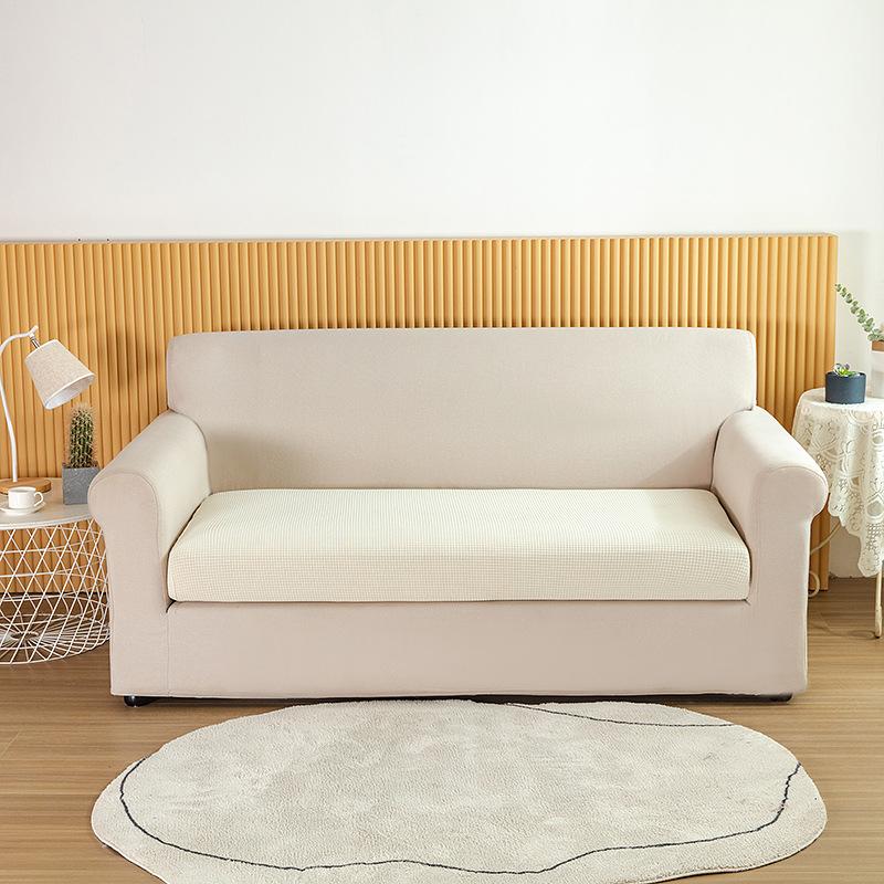 Waffle Waterproof Corn Velvet Thickened Solid Color Lazy Sofa Cover Four Seasons Universal Sofa Single and Double Combination