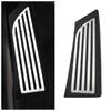For Tesla Model Y 2021 - 2024 LHD Foot Rest Pedal Car Dead Pedal Pads Protective Covers Stainless Steel +plastic Accessories