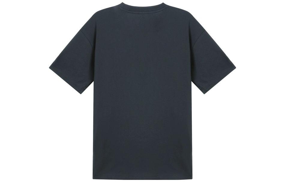 New Balance T Shirts Unisex Dark Gray Crew Neck Moderate Straight Fit MT11592-ECL