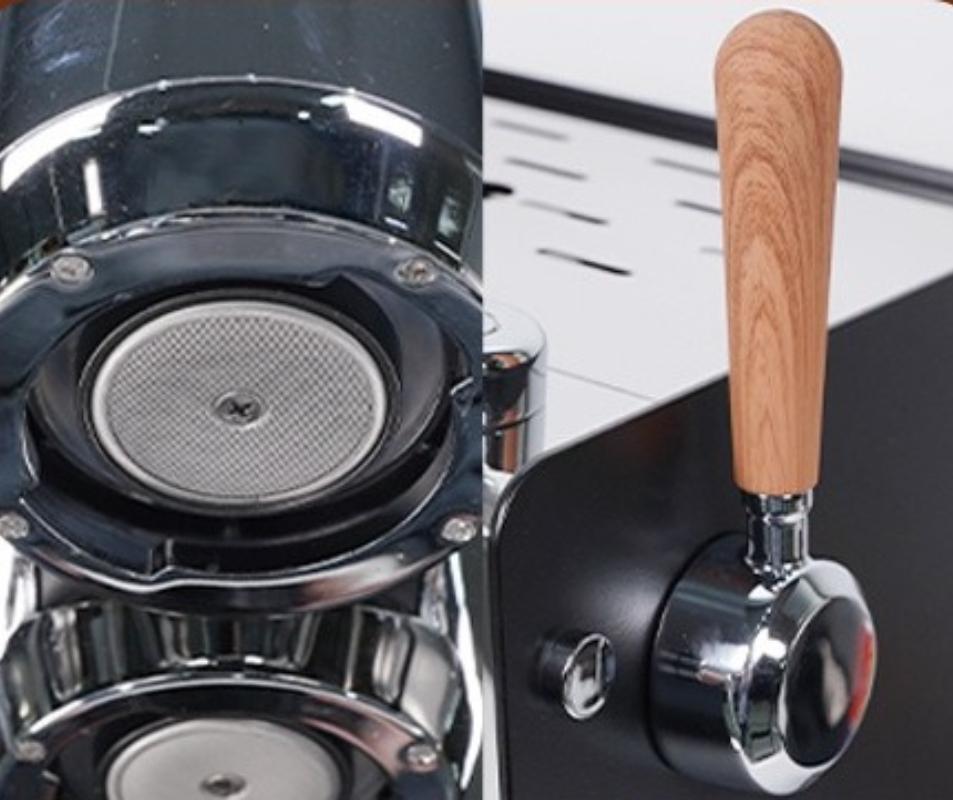 220V Commercial Semi-automatic Coffee Machine Touch Screen Pre Soaking Coffee Machine