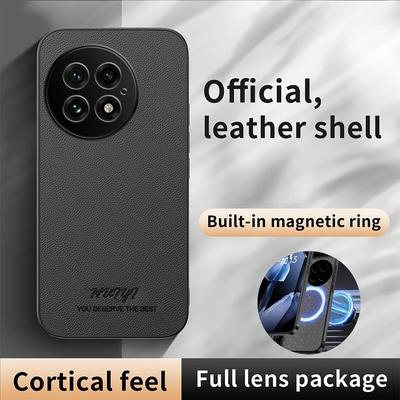 Luxus Business Leder Weicher Rahmen Magnetische Hülle Für OnePlus 13 One Plus 13 5G Handyhüllen Capa