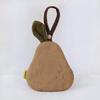 Tricolor Patchwork Pear Coin Purse Mini Wallet