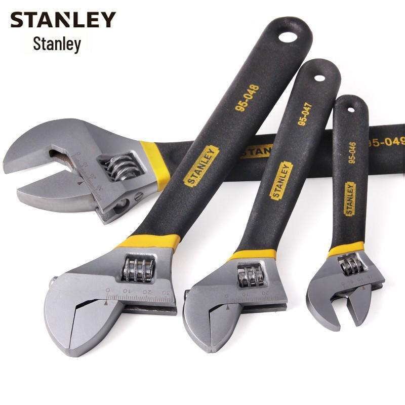

STANLEY Dipped Handle Adjustable Wrench Set (8, 10, 12 inches) Model 95-0466 95-048/10 inch