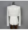 Ensemble deux pièces pour femme Dongdaemun Coréen - Haut à bretelles nœud & Cardigan - Amincissant, Sexy, Désir Pur