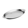 Zhishi 304 Stainless Steel Oval Fish Steaming Plate Set