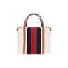 Gucci handbag Interlocking Double G logo detachable and adjustable shoulder strap Cotton and canvas with leather trim Tote bag Tote bag shopping bag