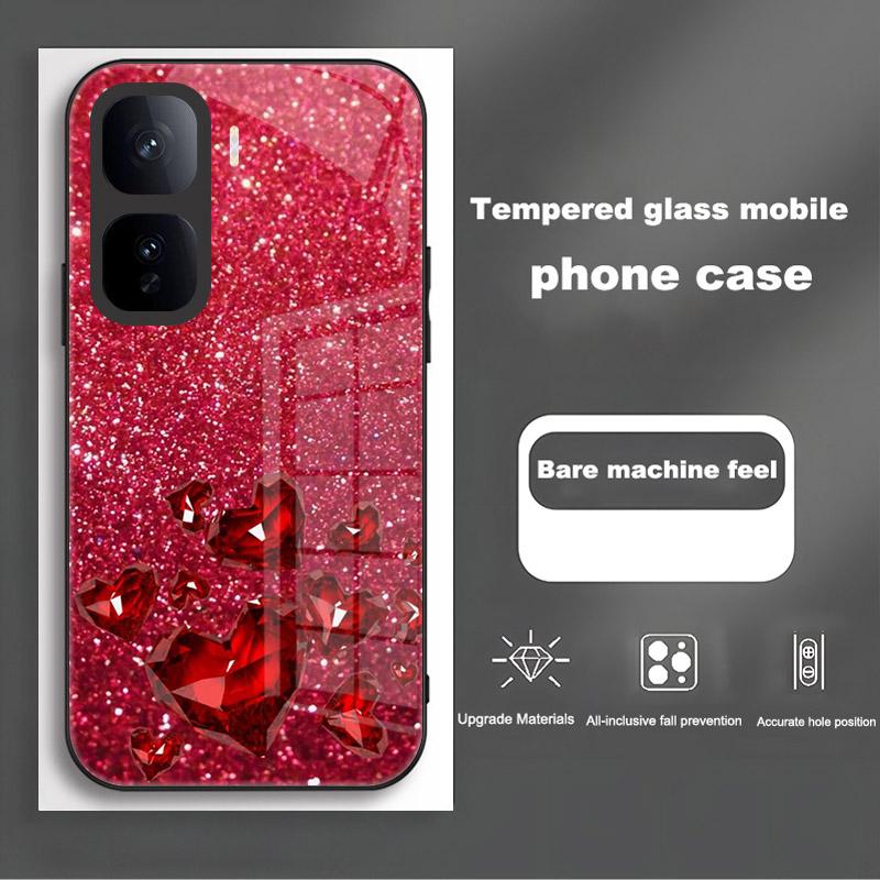 For Vivo IQOO Neo 10 5G Case Tempered Glass Phone Case For Vivo IQOO Neo 10 Pro 5G Back Cover IQOONeo 10 Protective Shell Coque