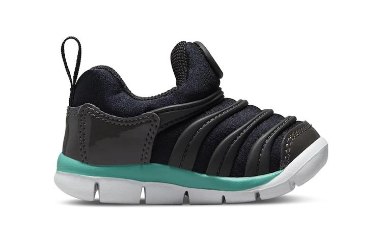Nike Dynamo Free Caterpillar Synthetic Leather Low top Toddler Shoes Black Blue Infant And Toddler 343938-029