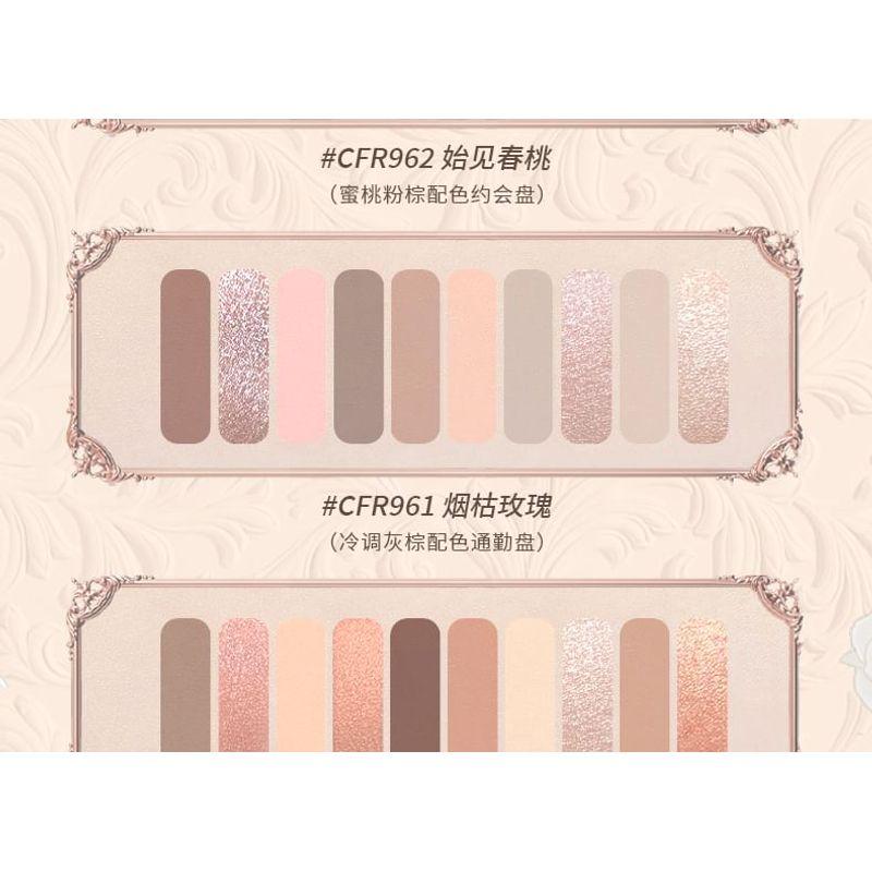 CHEERFLOR - Brilliant Secret Series 10-Color Frame Eyeshadow Palette - 3 Types
