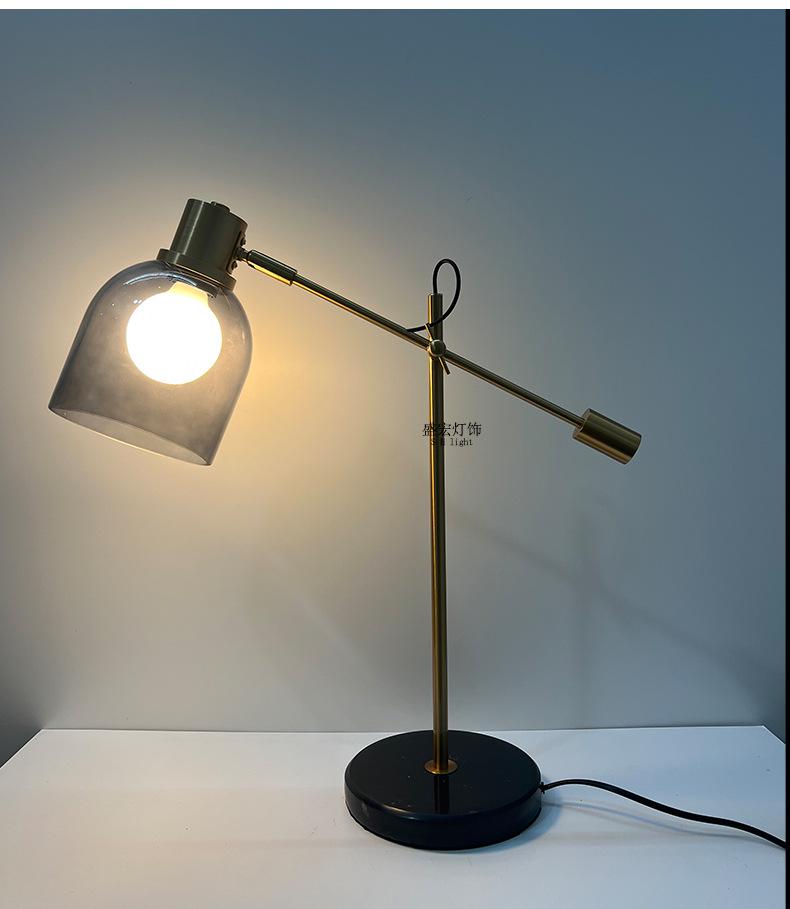 Nordic Modern Minimalist Glass Bedside Lamp for Designer Showrooms, Hotels & B&Bs