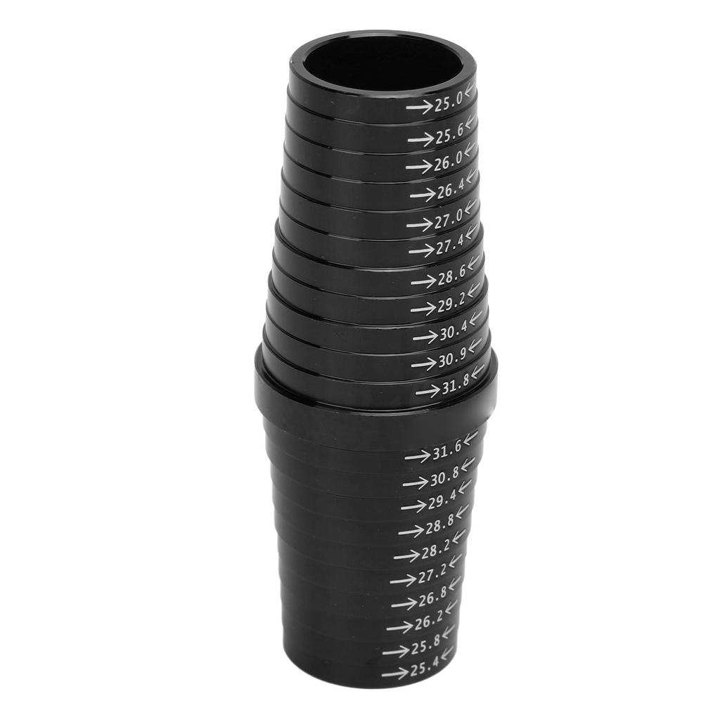 Miernik Rury Podsiodełkowej i Sztycy Łatwy w Użyciu Wysoka Dokładność Narzędzie do Pomiaru Rozmiaru Rury Podsiodełkowej i Sztycy dla Sztyc od 25 mm do 31,8 mm
