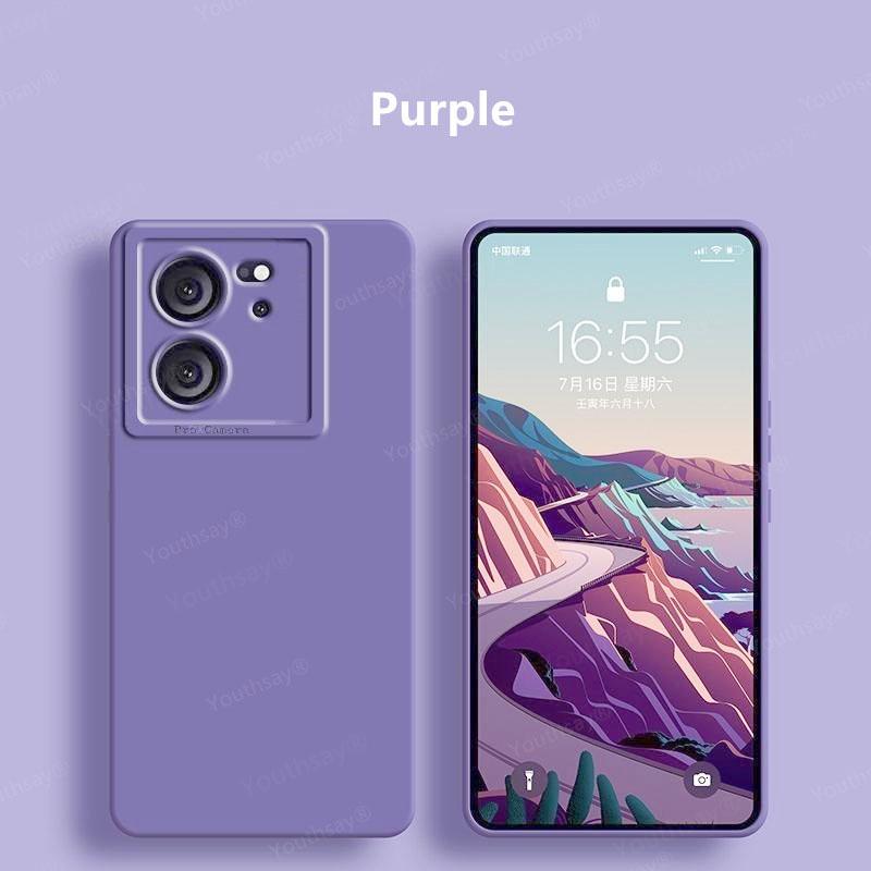 Neu für Xiaomi 13T Pro Hülle Xiaomi 13T Pro Hülle Funda Flüssigsilikon Kameraschutz Weiche Rückseite Stoßfänger Xiaomi 13T Pro