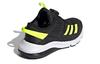 Adidas Activefle Boa Abrasion Resistant Low top Running Shoes Black Green Kids' FY0280