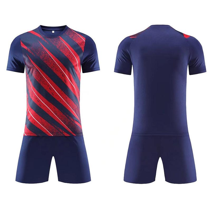 Football Jersey Set Adult Children'S Game Training Jersey Kindergarten Jersey Sports Men'S Summer Short-Sleeved Primary School Jersey