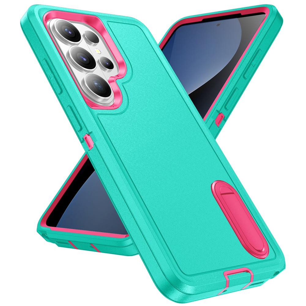 3IN1 Shockproof Stand Holder Phone Case For Samsung S26 S25 S24 Plus Ultra A54 A56 Heavy Duty Rugged Hybrid Military Cover Funda